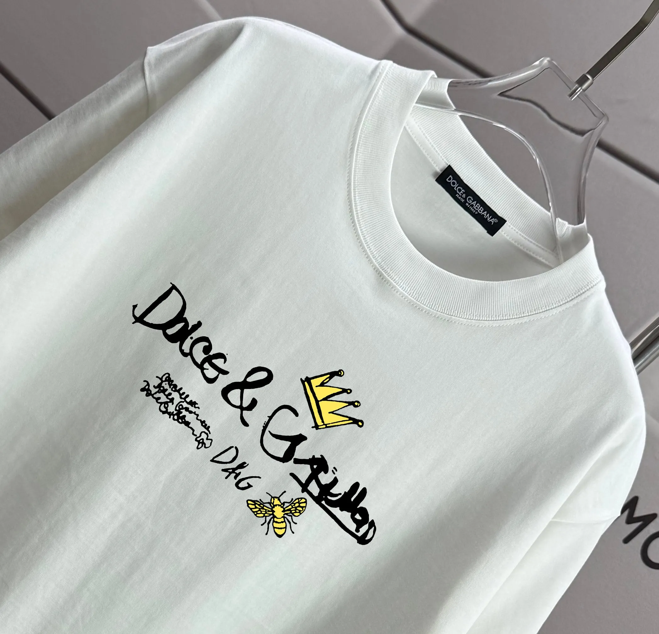 ＃ 85 DG/ 2025ss Logo Versatile T Same Style ：Black White Green Purple Size： S （90-130 ） M （120-150 ） L （140-165 ） XL （160-180 ） XXL （180 ）
